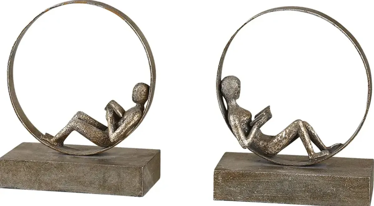 Mckibben Silver Bookend