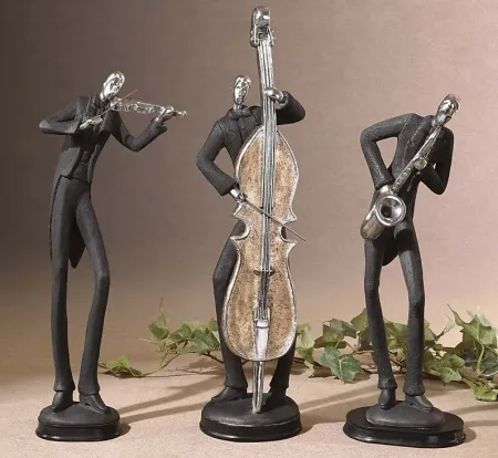 Merwina Black Figurine, Set of 3