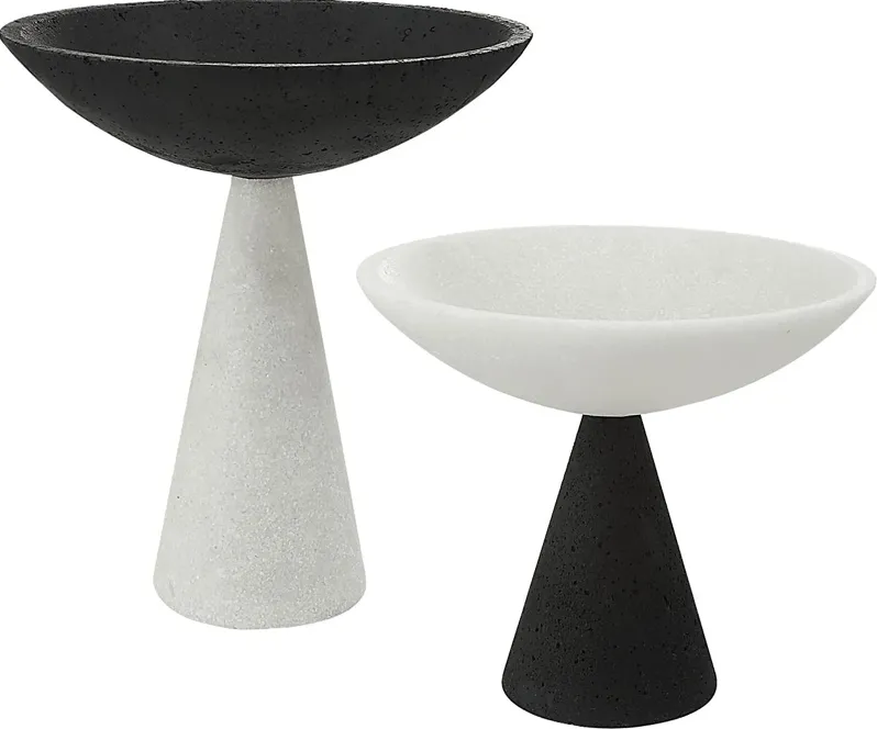 Olivedale Black Bowl, Set of 2