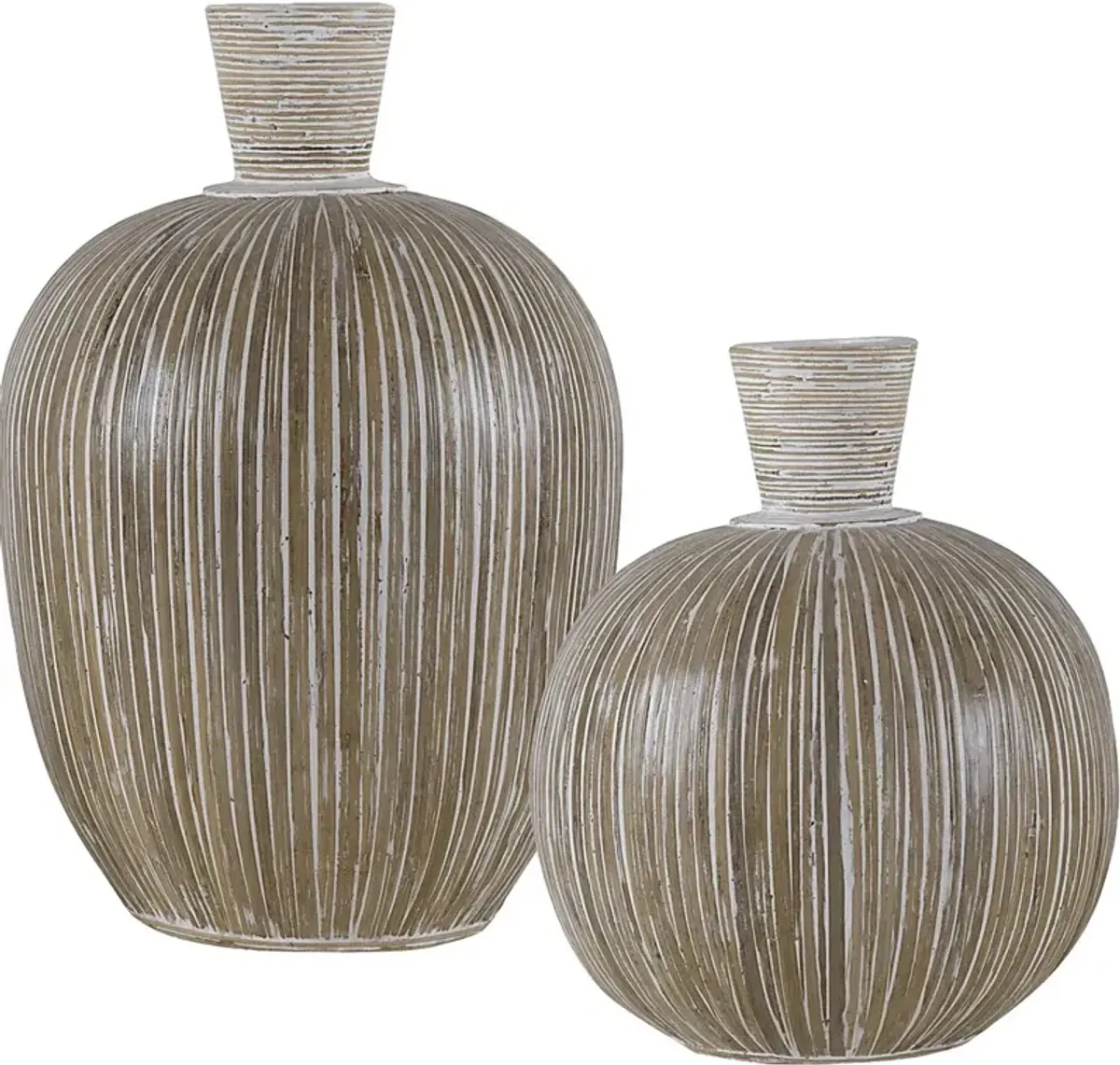 Byronell Brown Vase, Set of 2