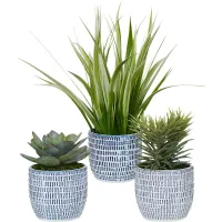 Fathbrook Green Faux Plant, Set of 3