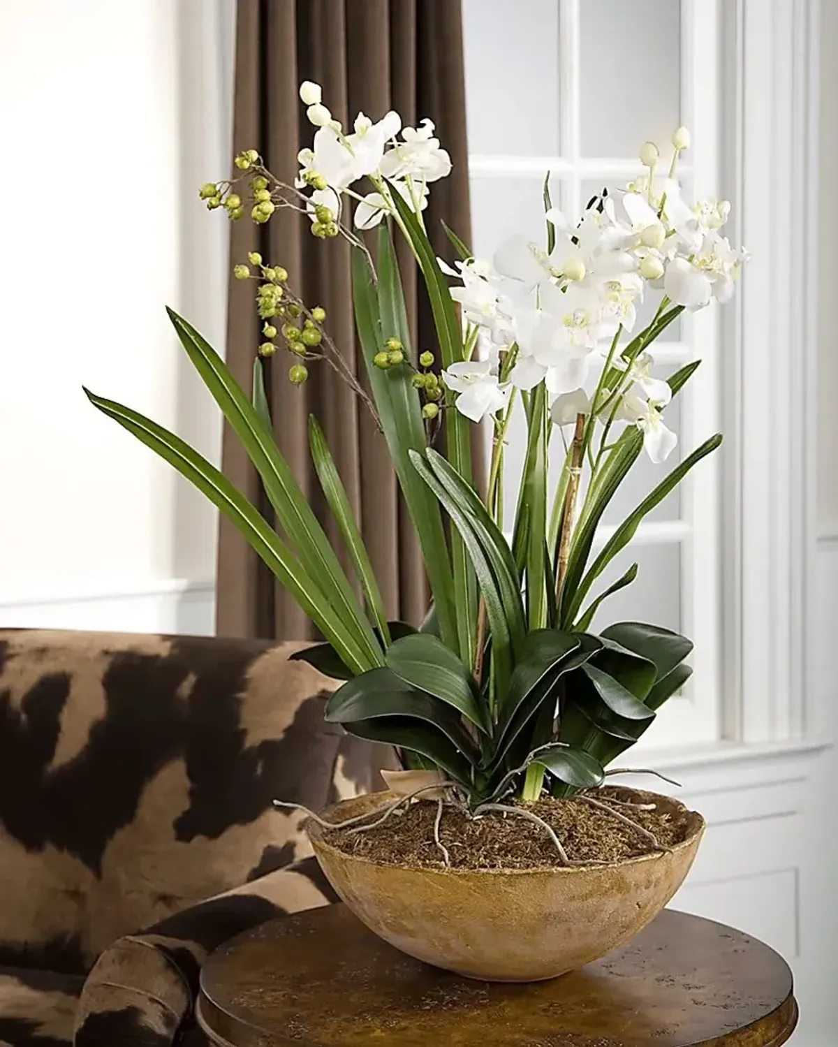 Islewood White Faux Orchid