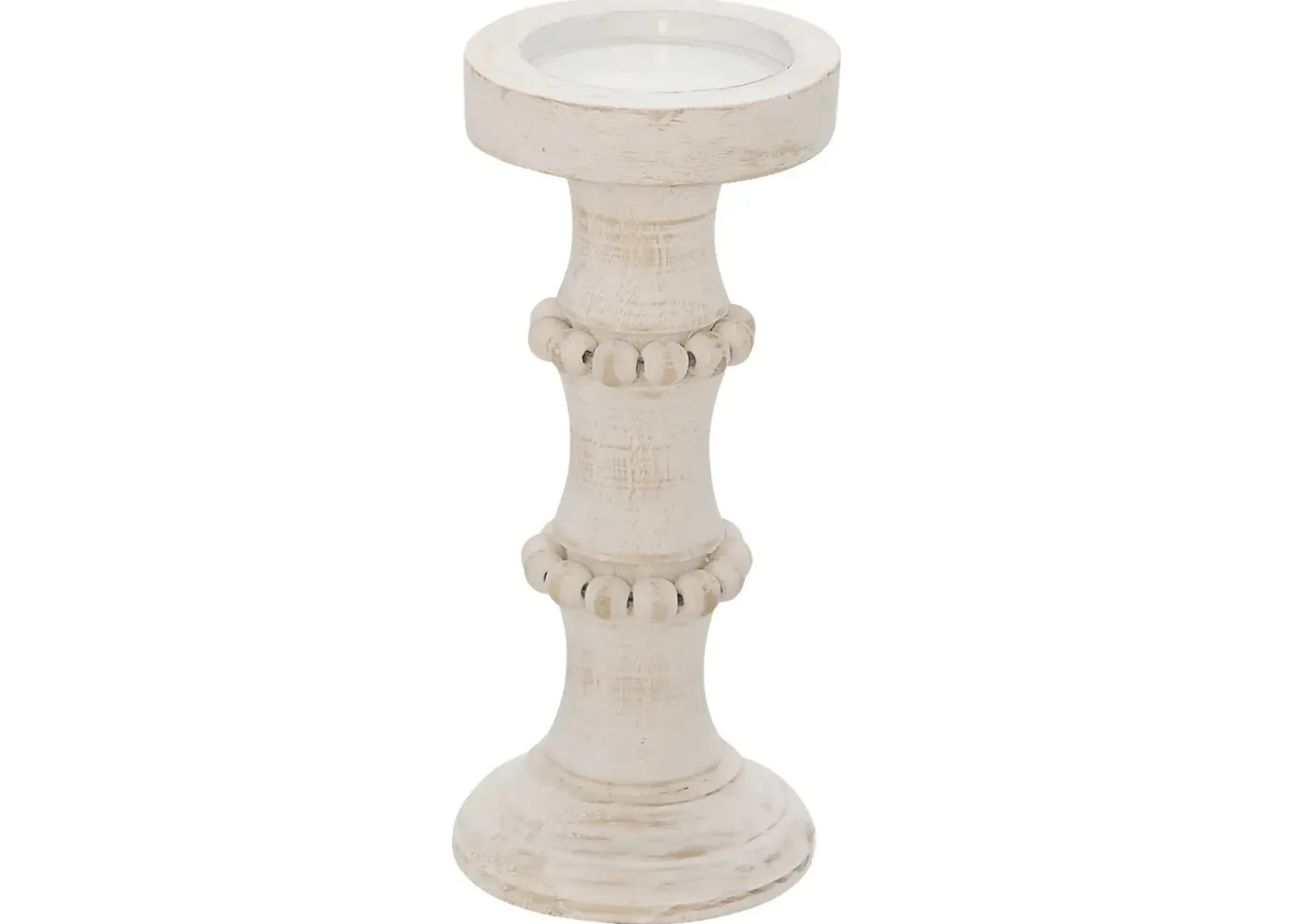 Wareingwood White Short Candle Holder