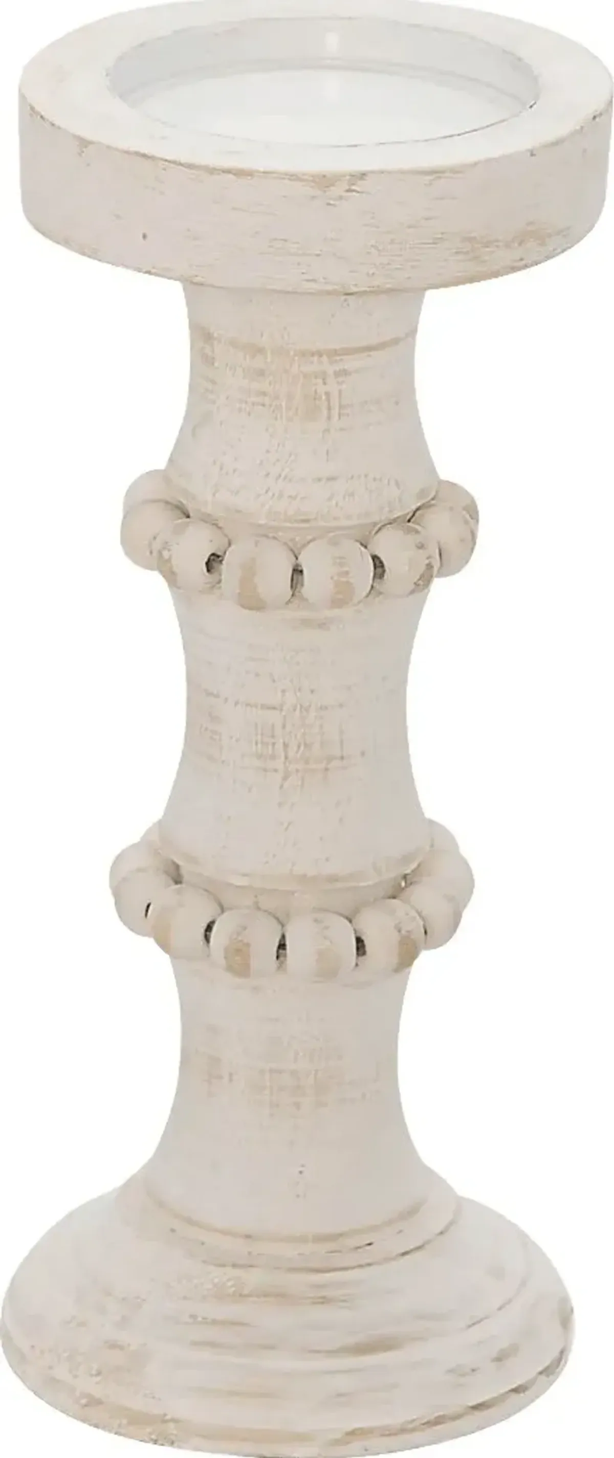 Wareingwood White Short Candle Holder