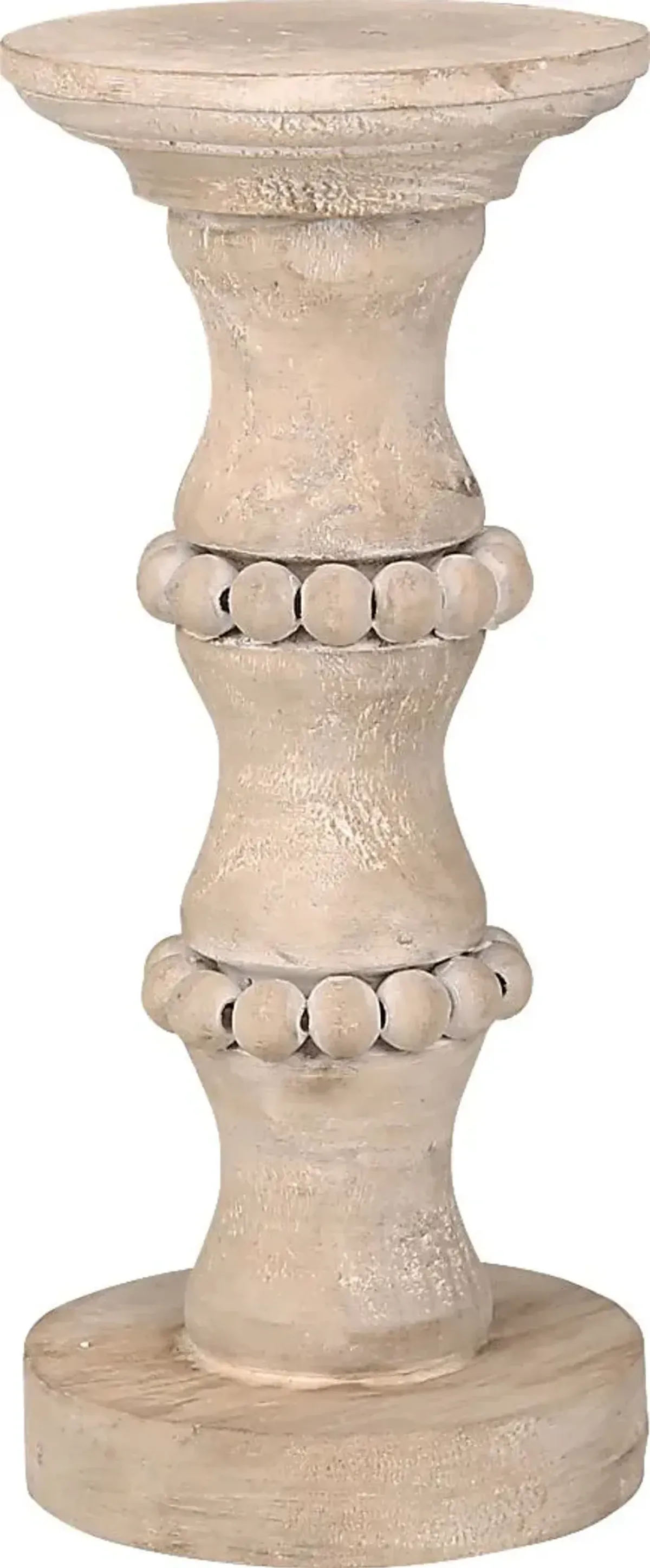 Wareingwood Beige Short Candle Holder