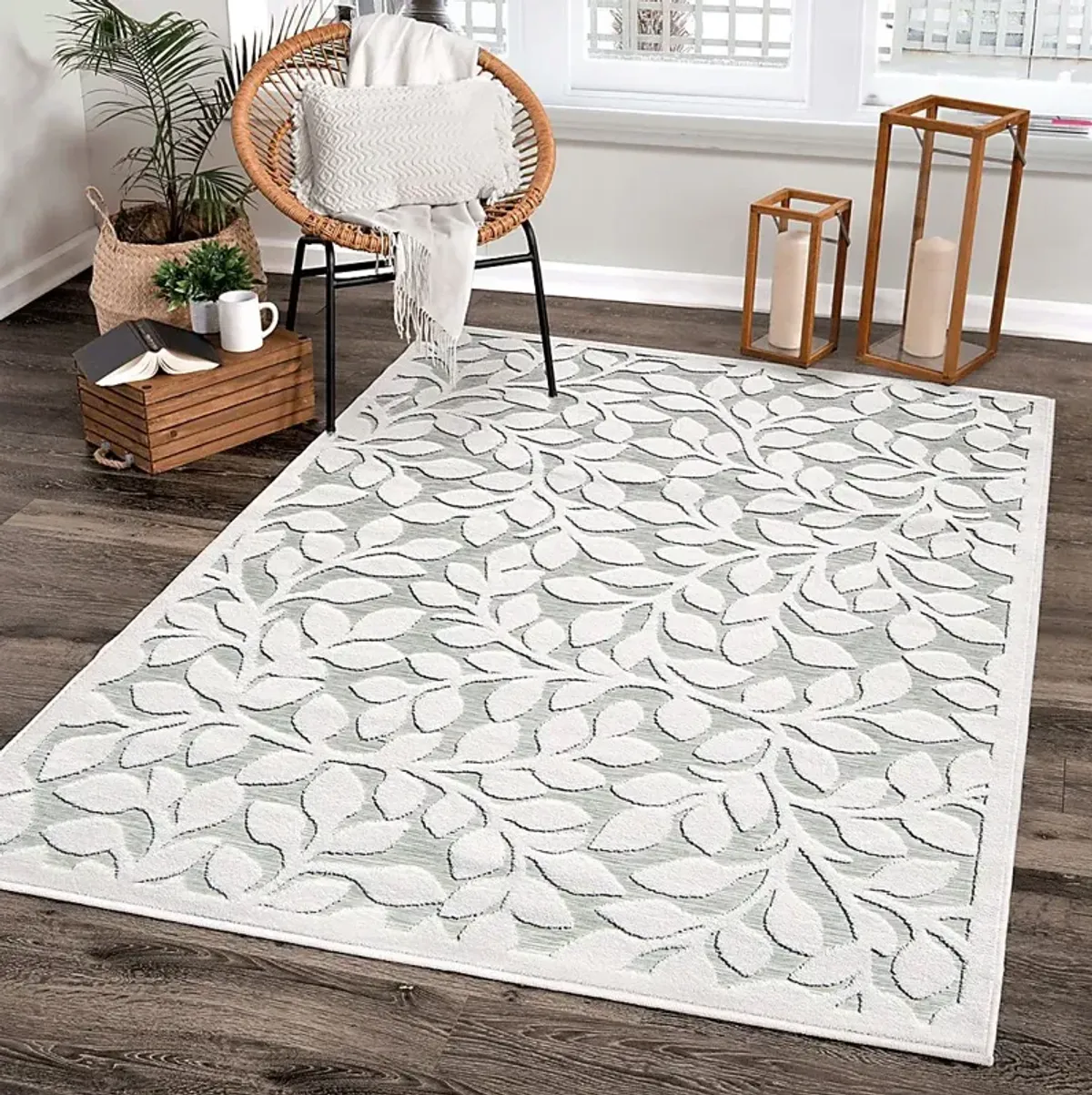 Barfelt White 5'2 x 7'6 Rug