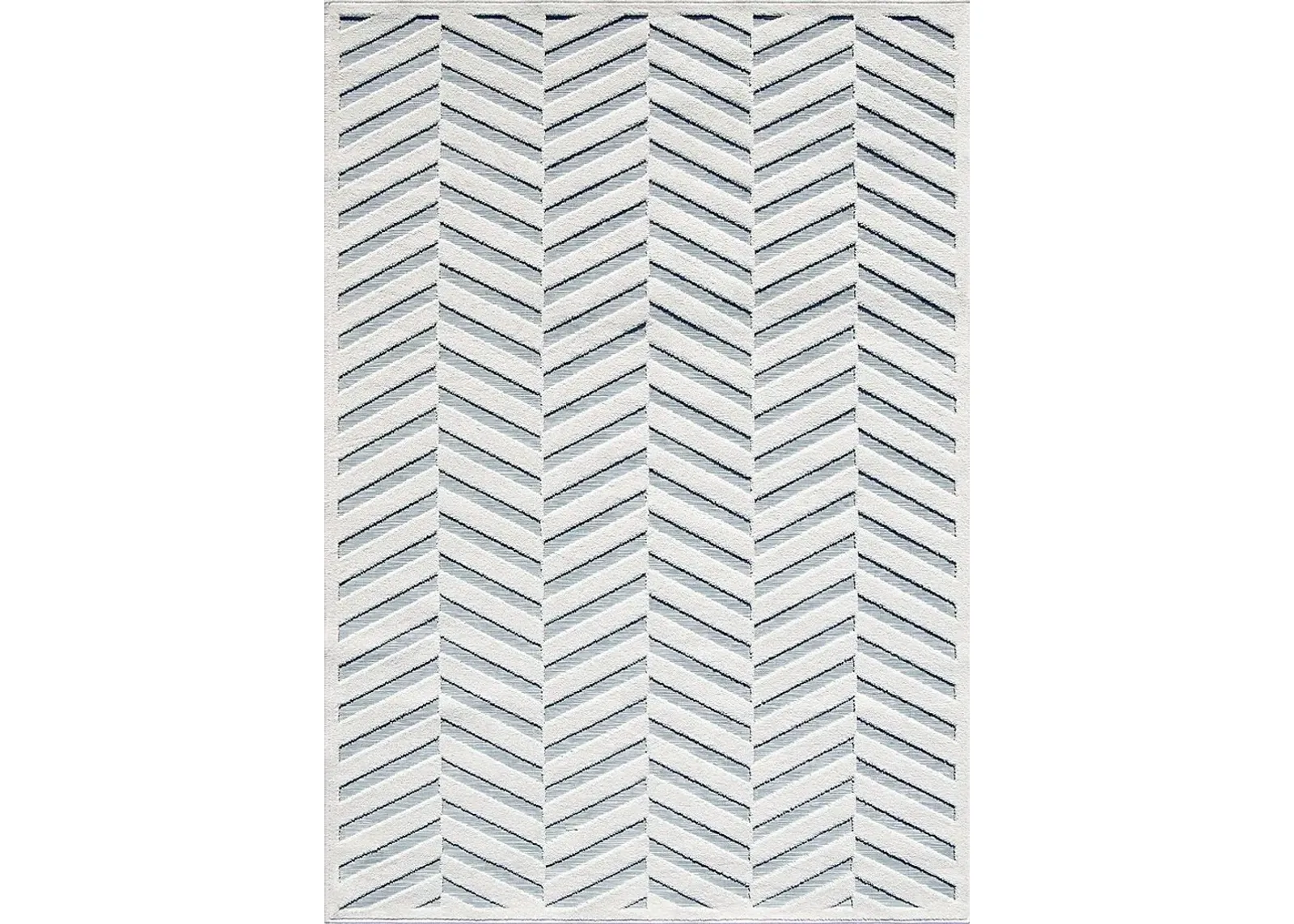 Balomine White 5'2 x 7'6 Rug