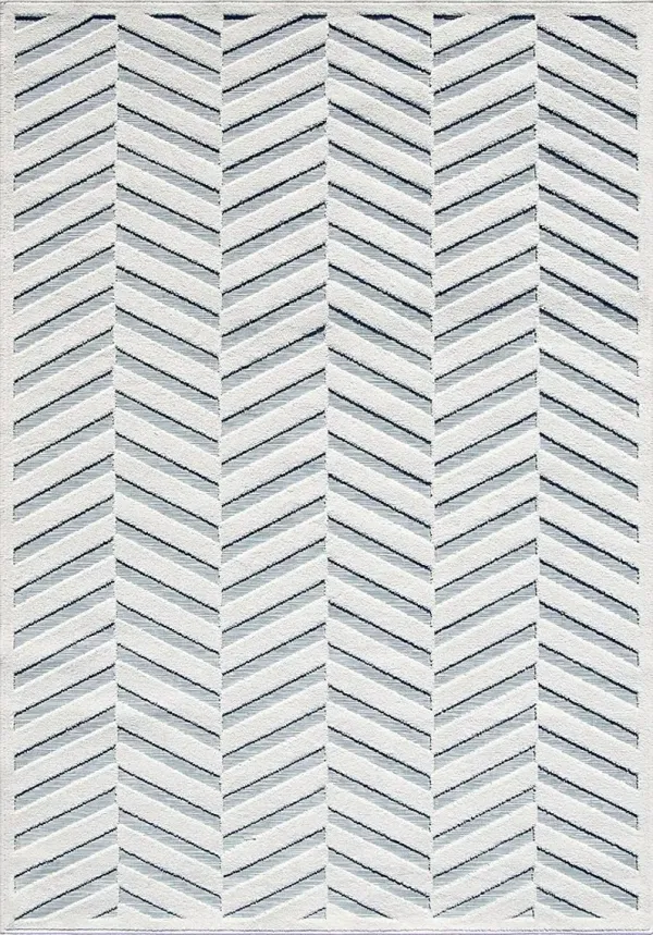 Balomine White 5'2 x 7'6 Rug