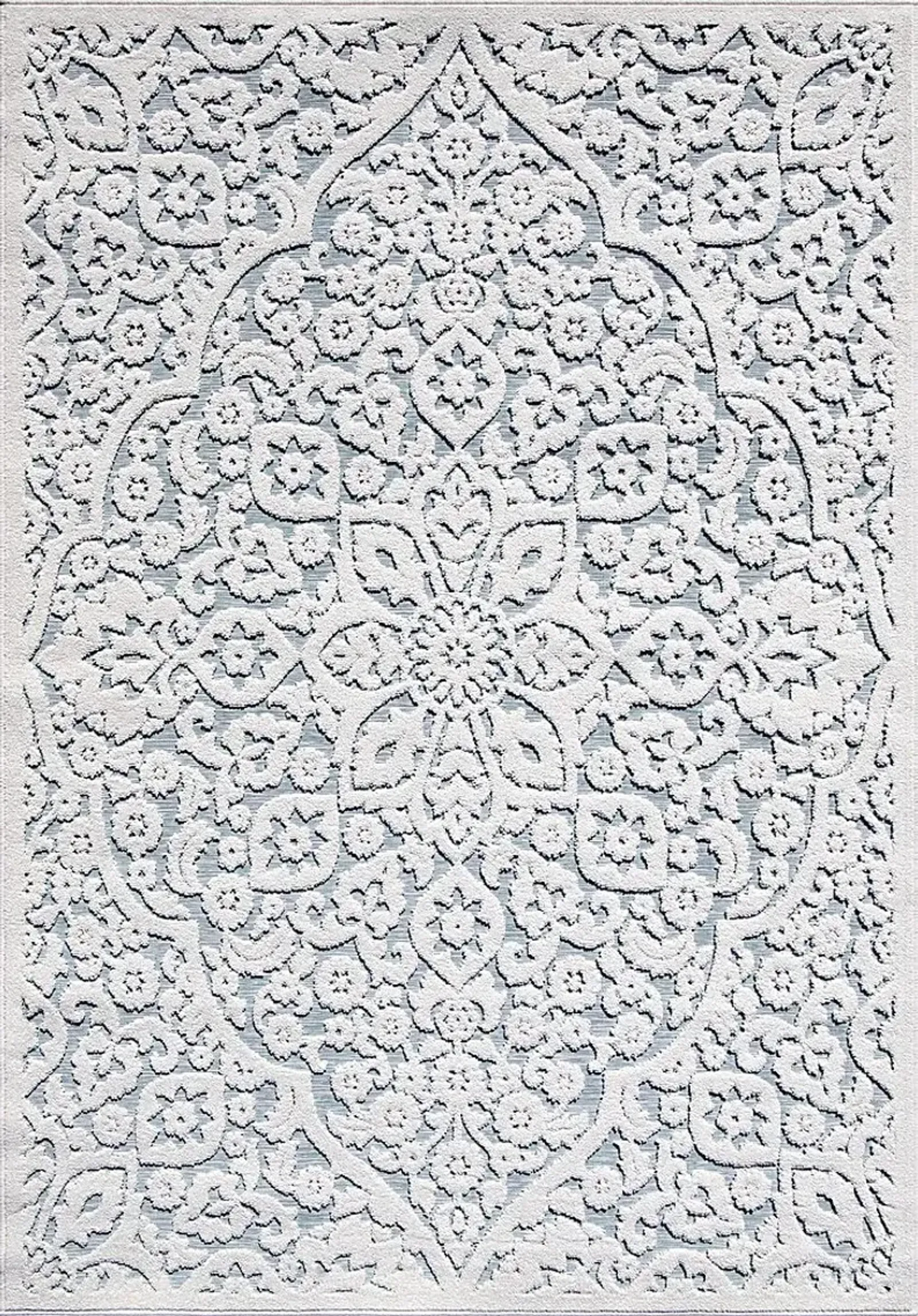 Sohio White 7'9 x 10'10 Rug