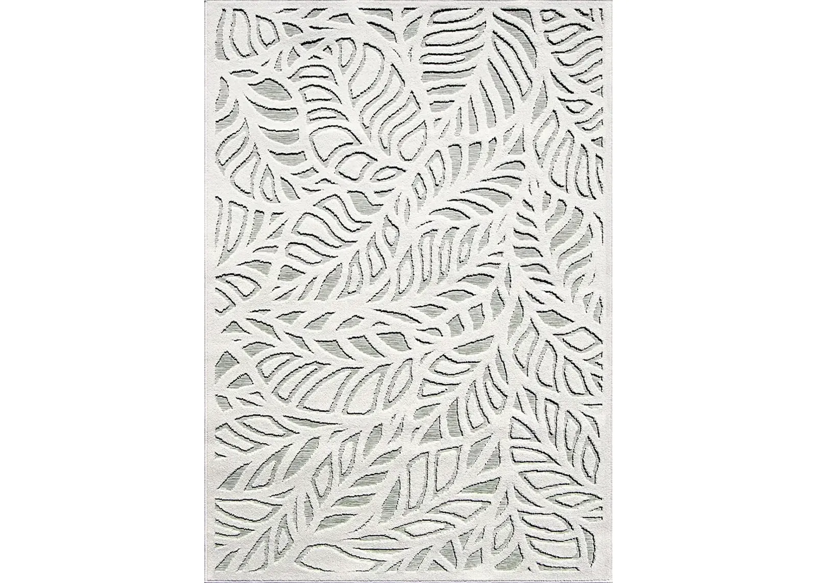 Boyum White 7'9 x 10'10 Rug