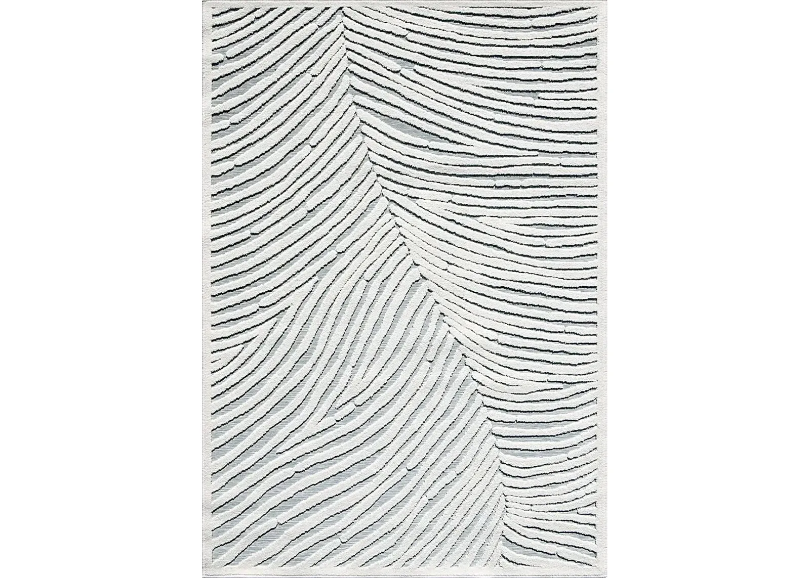 Cansbud White 7'9 x 10'10 Rug