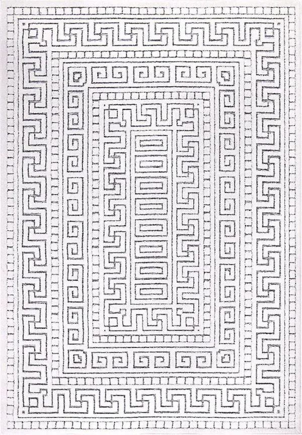 Clapp White 5'2 x 7'6 Rug