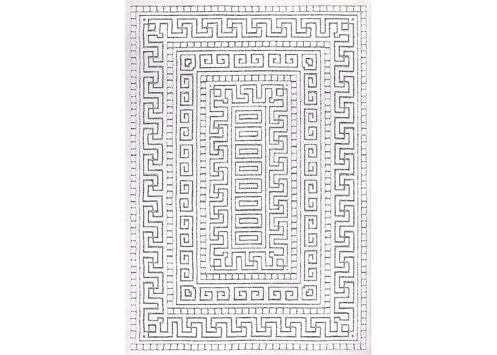 Clapp White 7'9 x 10'10 Rug