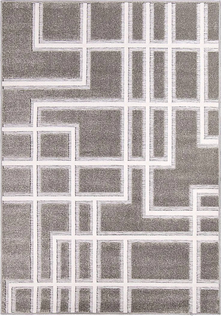 Dubuge Gray 5'2 x 7'6 Rug