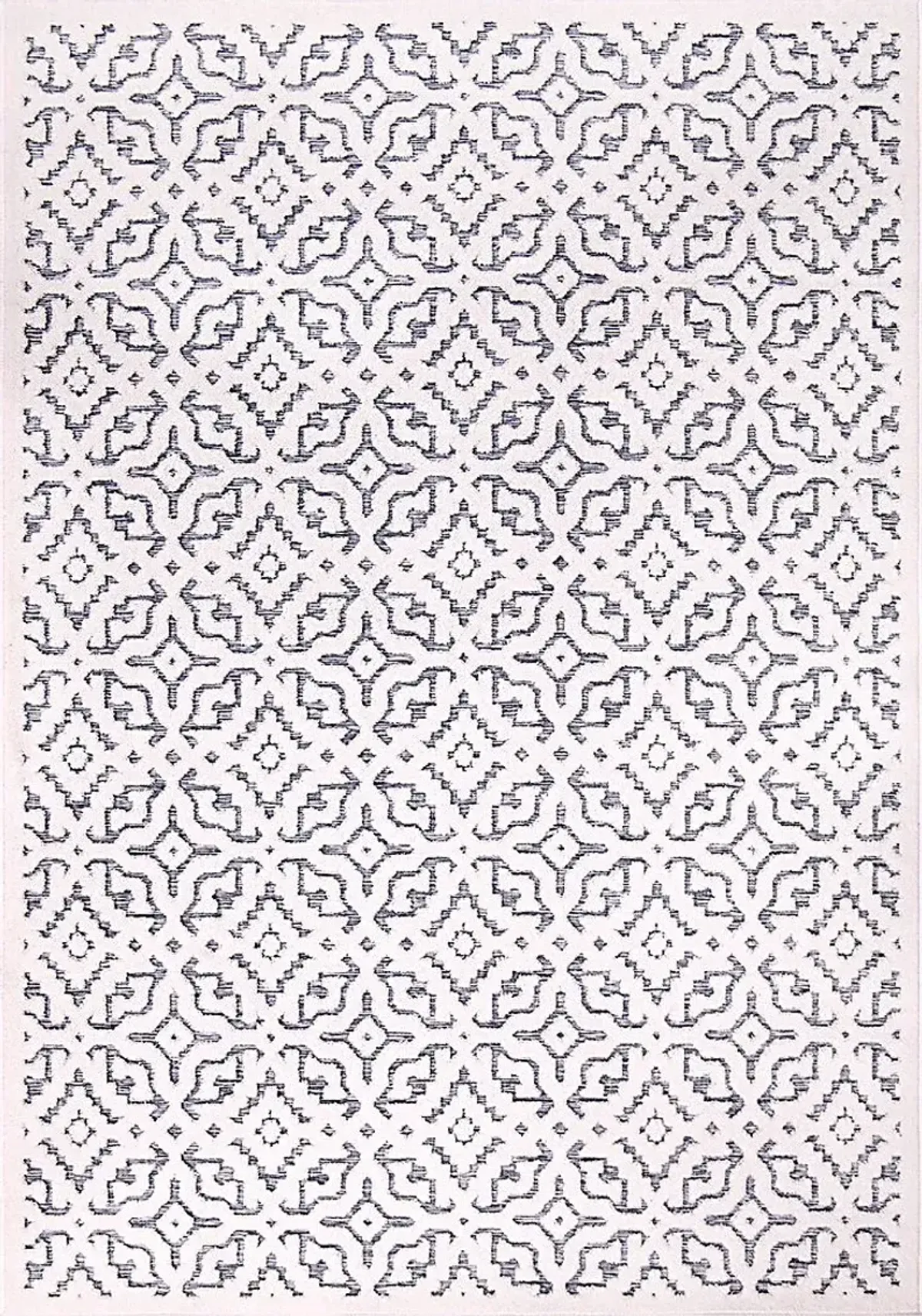 Dunnugan White 5'2 x 7'6 Rug