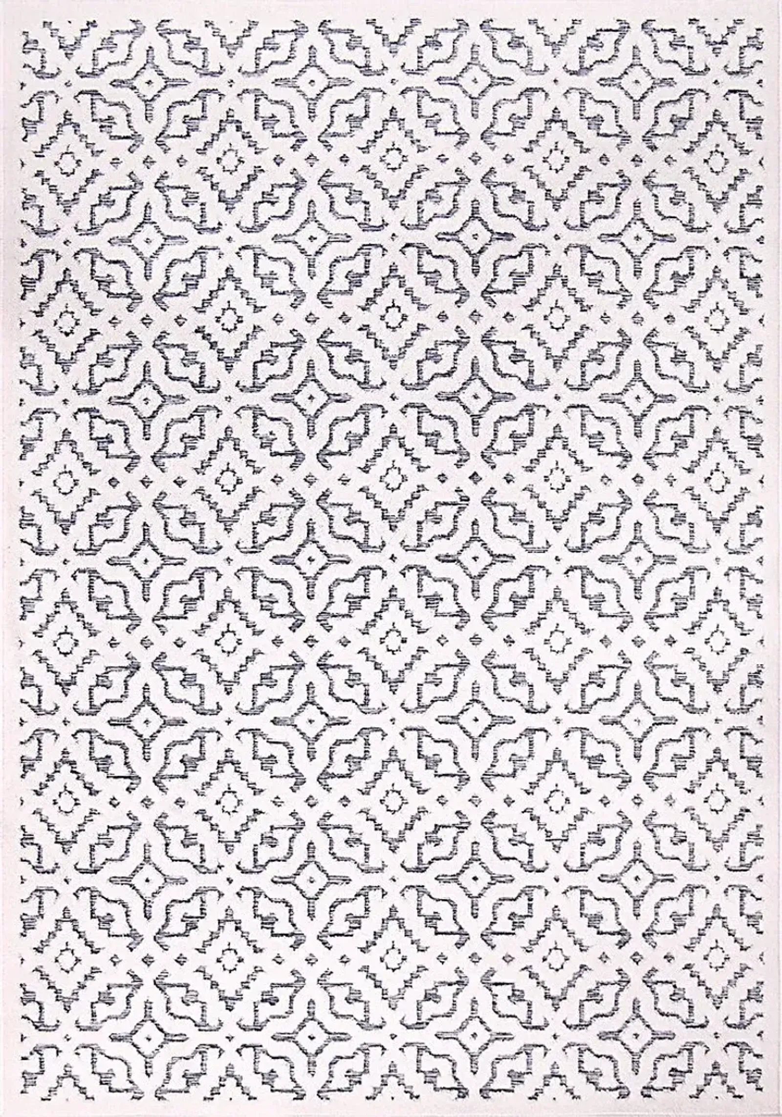 Dunnugan White 7'9 x 10'10 Rug