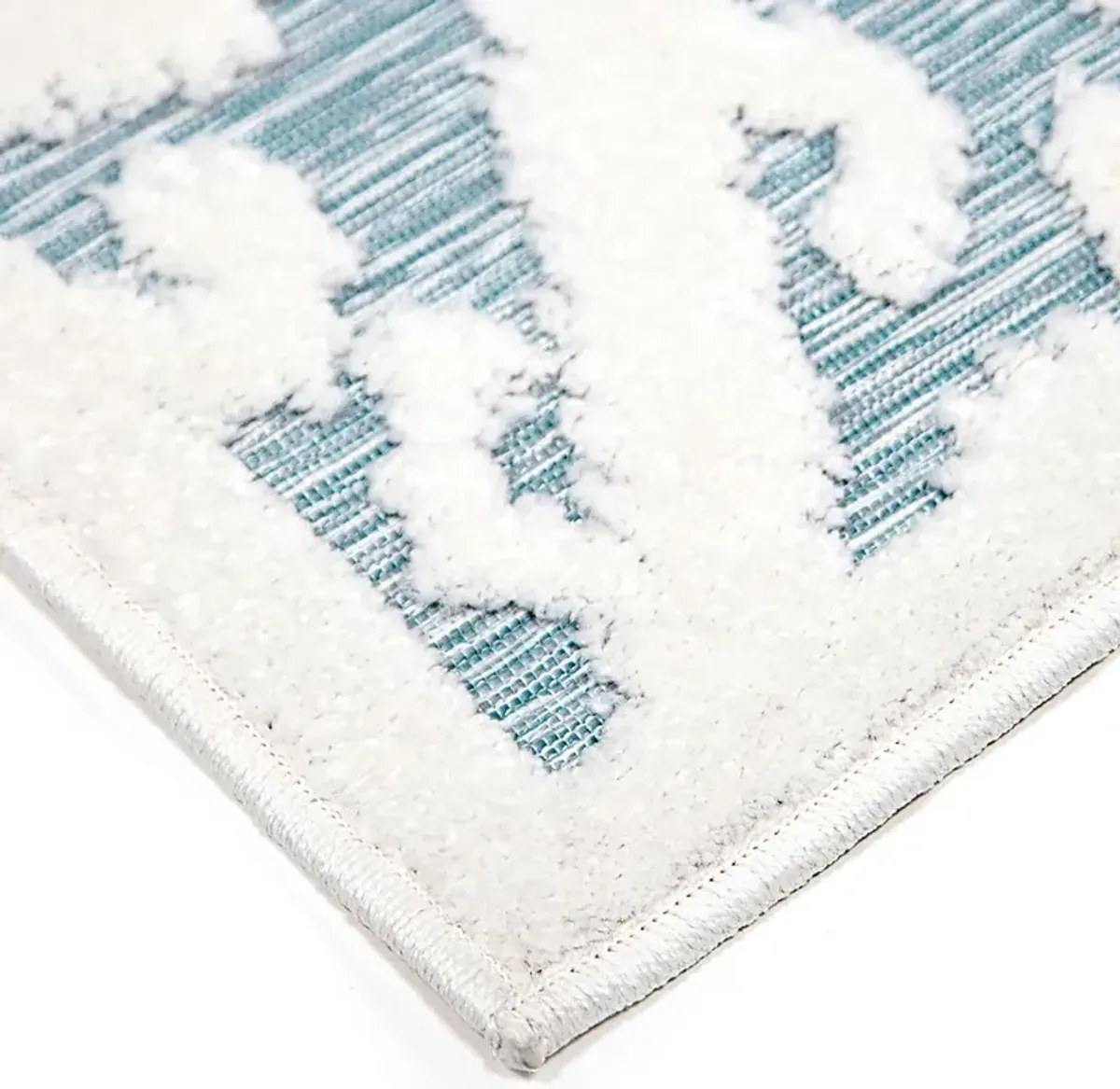 Edingale White/Blue 5'2 x 7'6 Rug