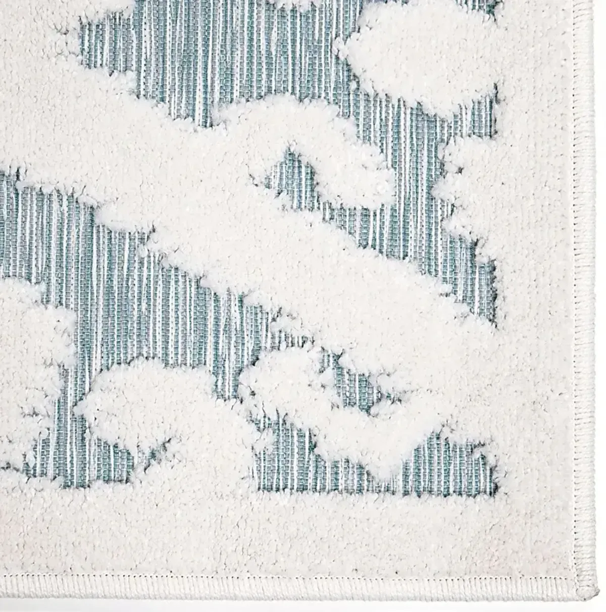 Edingale White/Blue 5'2 x 7'6 Rug