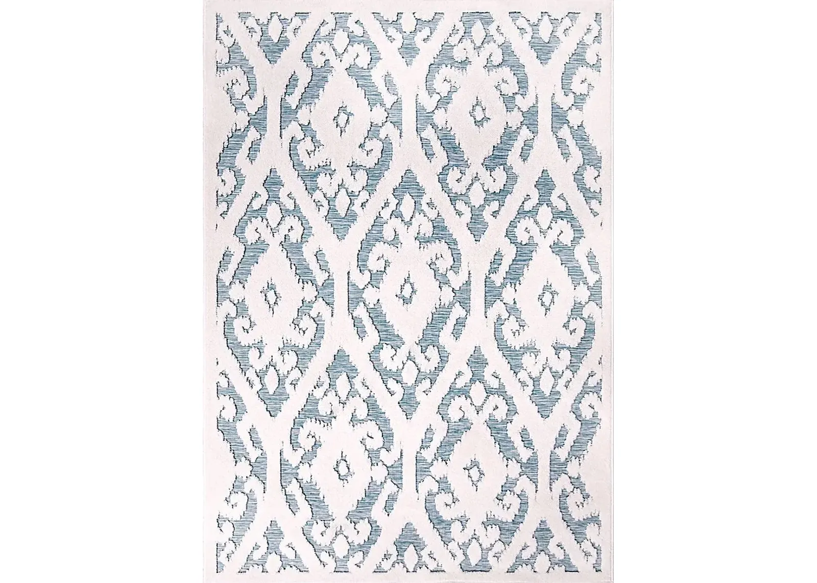 Edingale White/Blue 5'2 x 7'6 Rug