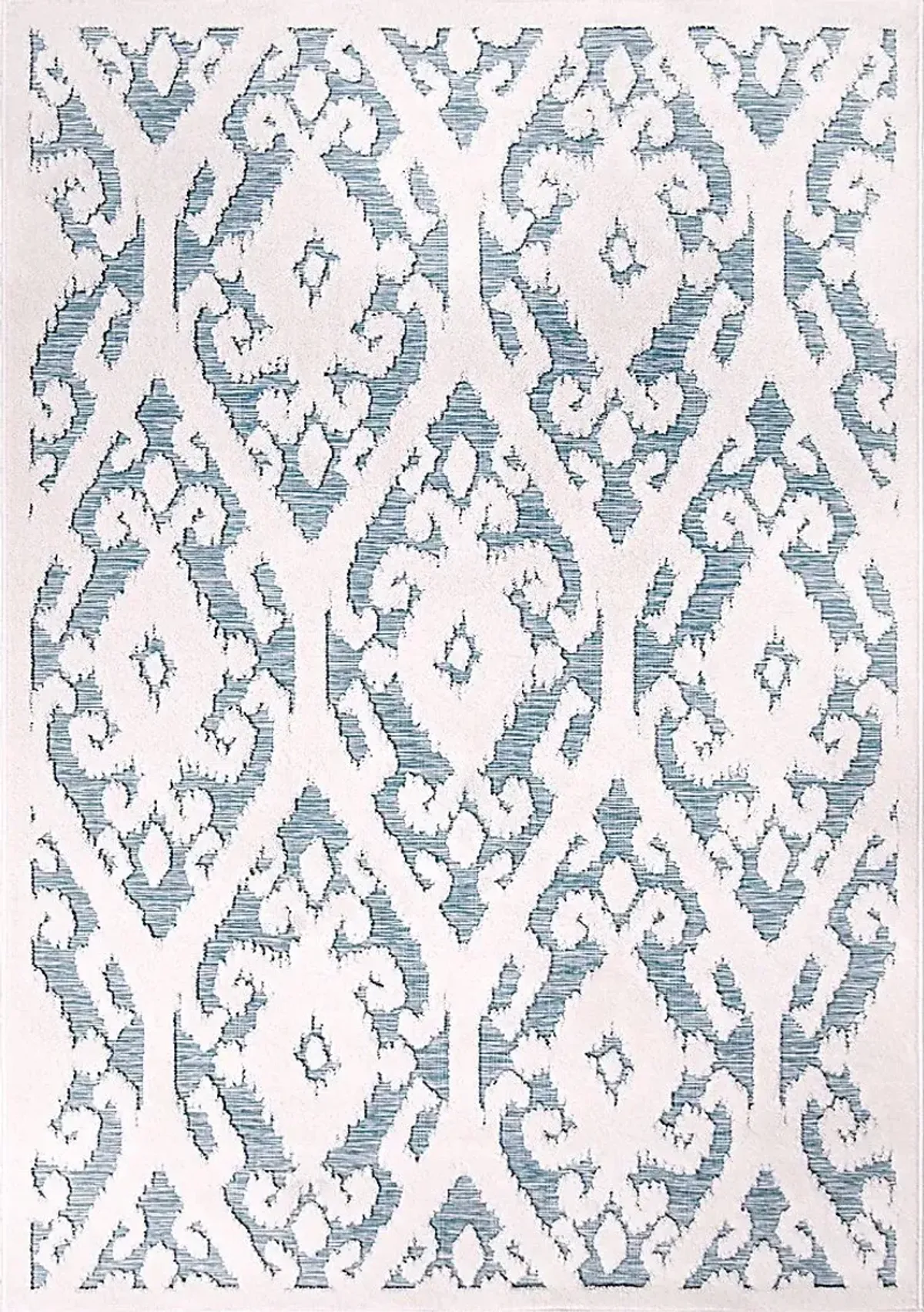 Edingale White/Blue 5'2 x 7'6 Rug