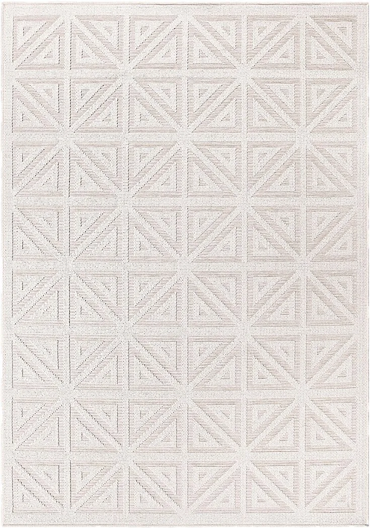 Brundidge White 5'3 x 7'6 Rug