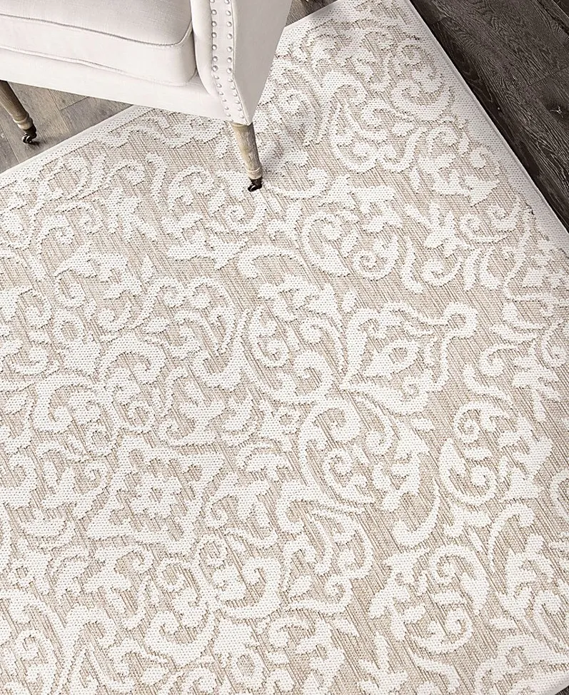 Ariton Beige 5'3 x 7'6 Rug