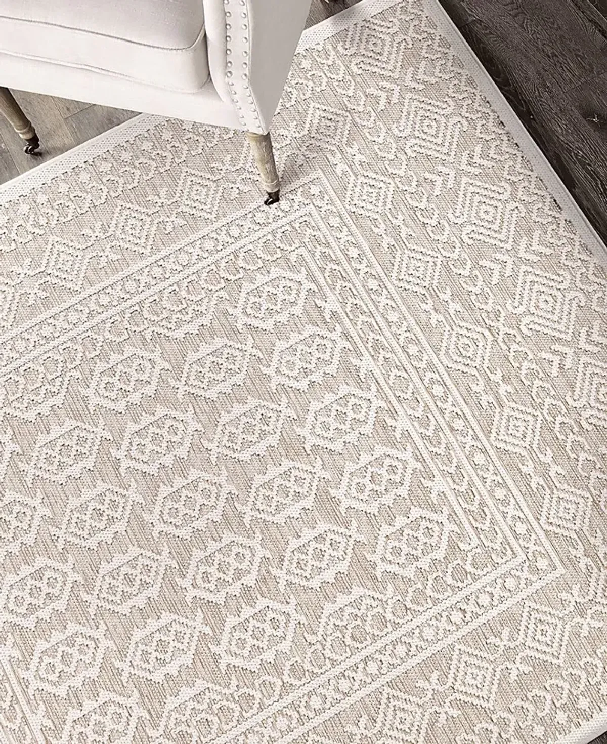 Sumiton Beige 5'3 x 7'6 Rug