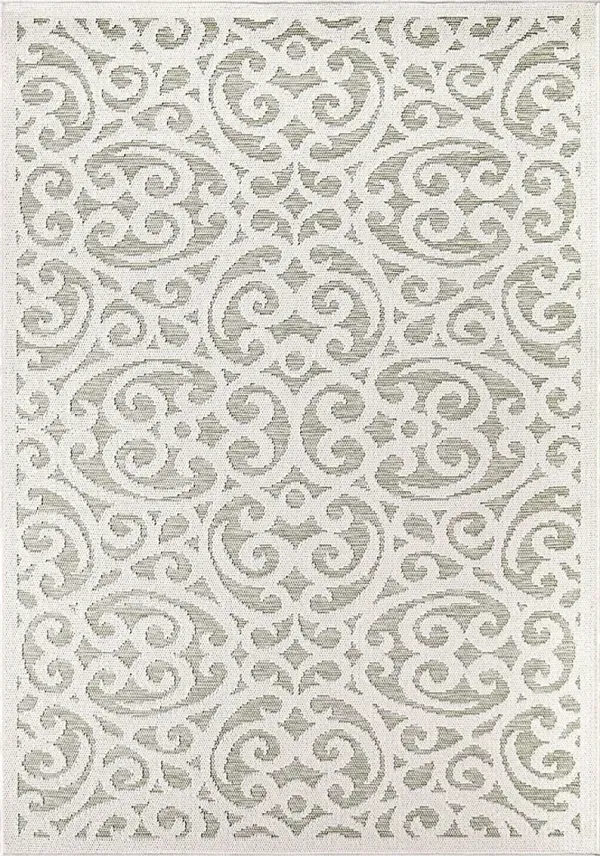 Piperton Green 5'3 x 7'6 Rug