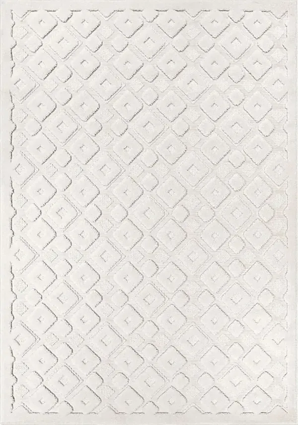 Gapland White 5'3 x 7'6 Rug