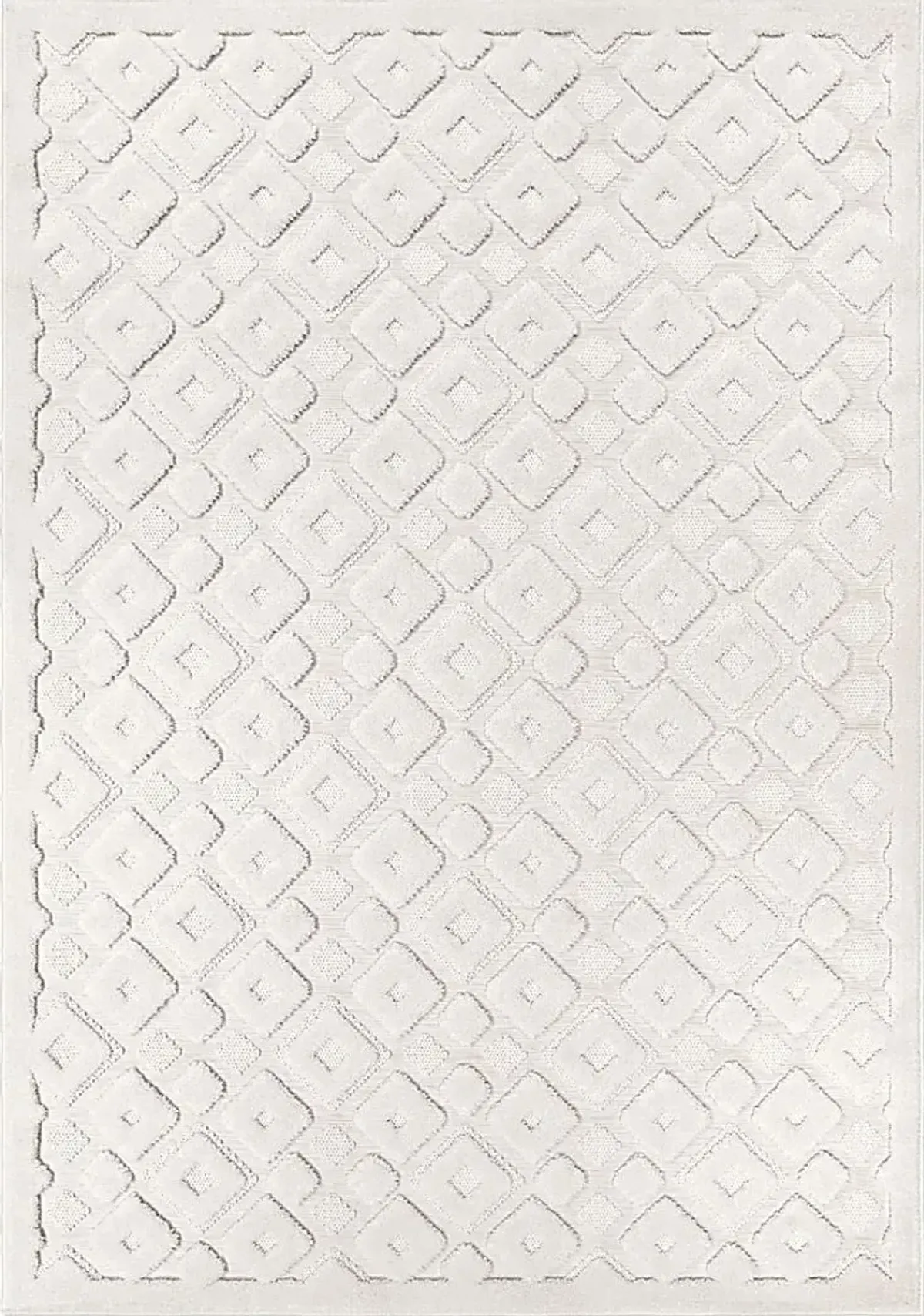 Gapland White 5'3 x 7'6 Rug