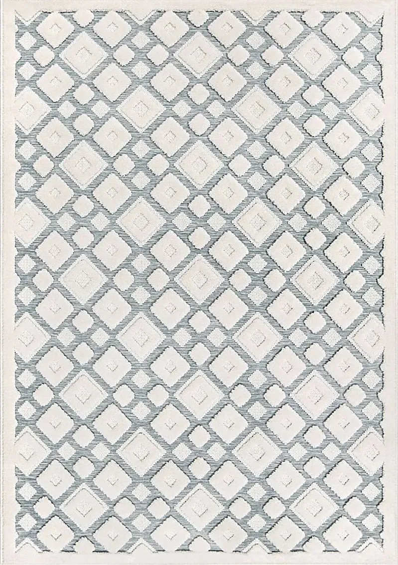 Graceham Blue 7'10 x 10'10 Rug