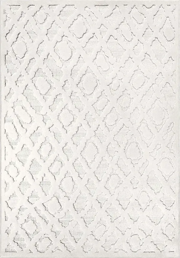 Overlea White 5'3 x 7'6 Rug