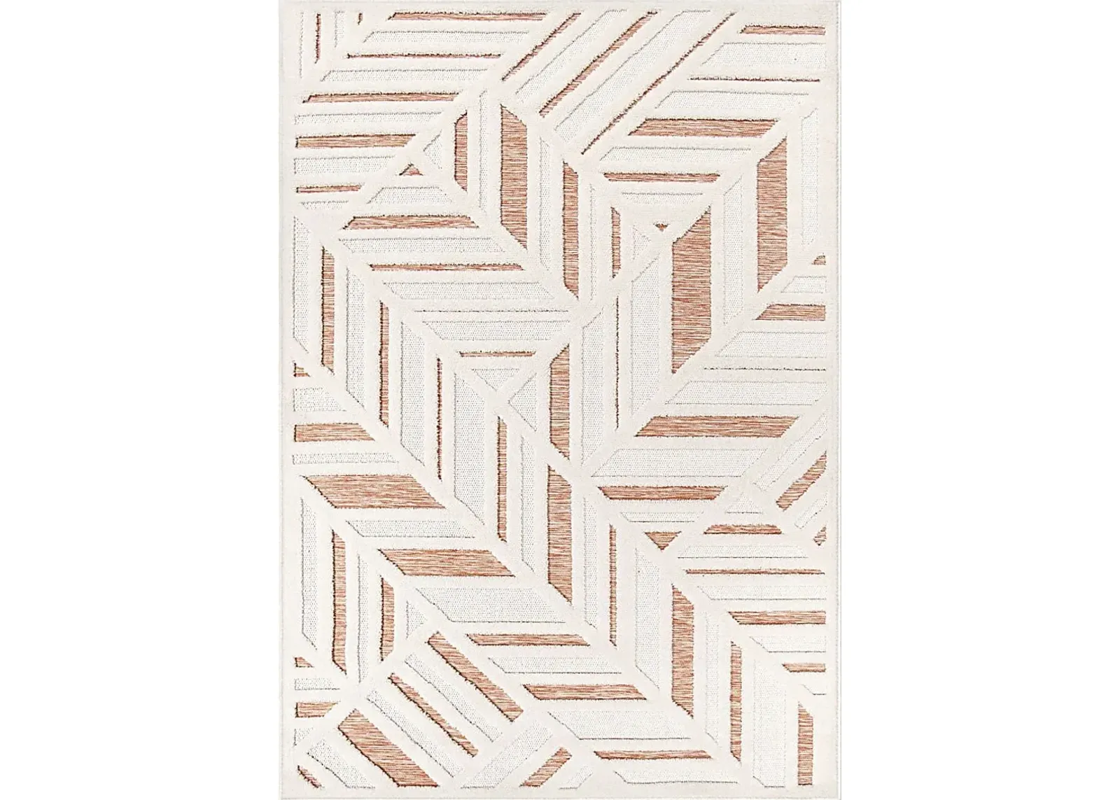 Ammie Orange 5'3 x 7'6 Rug