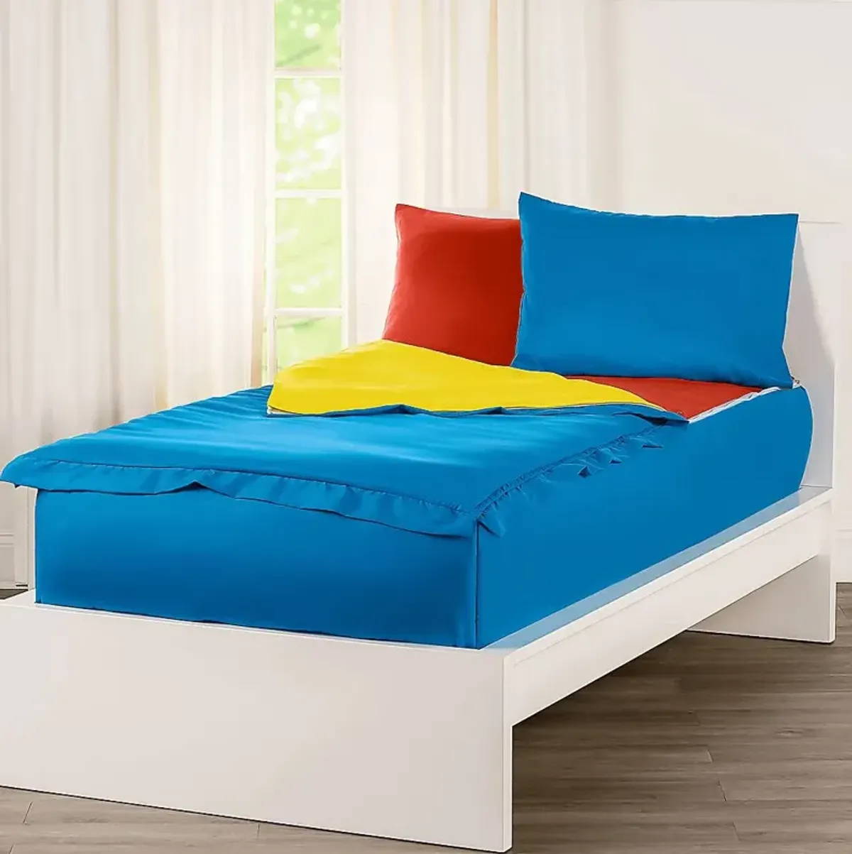 Kids Jonilde Blue Twin Bedding Set