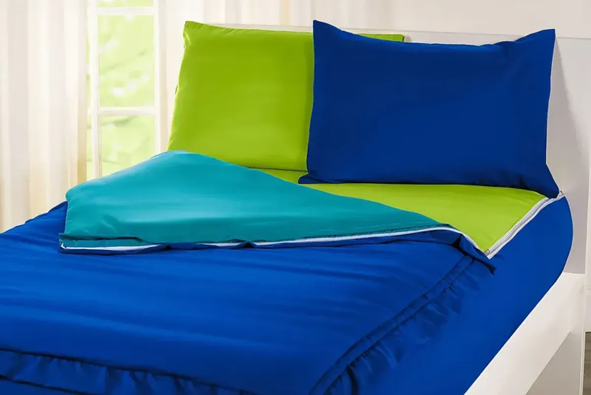 Kids Jonilde Cobalt 4 Pc Full Bedding Set