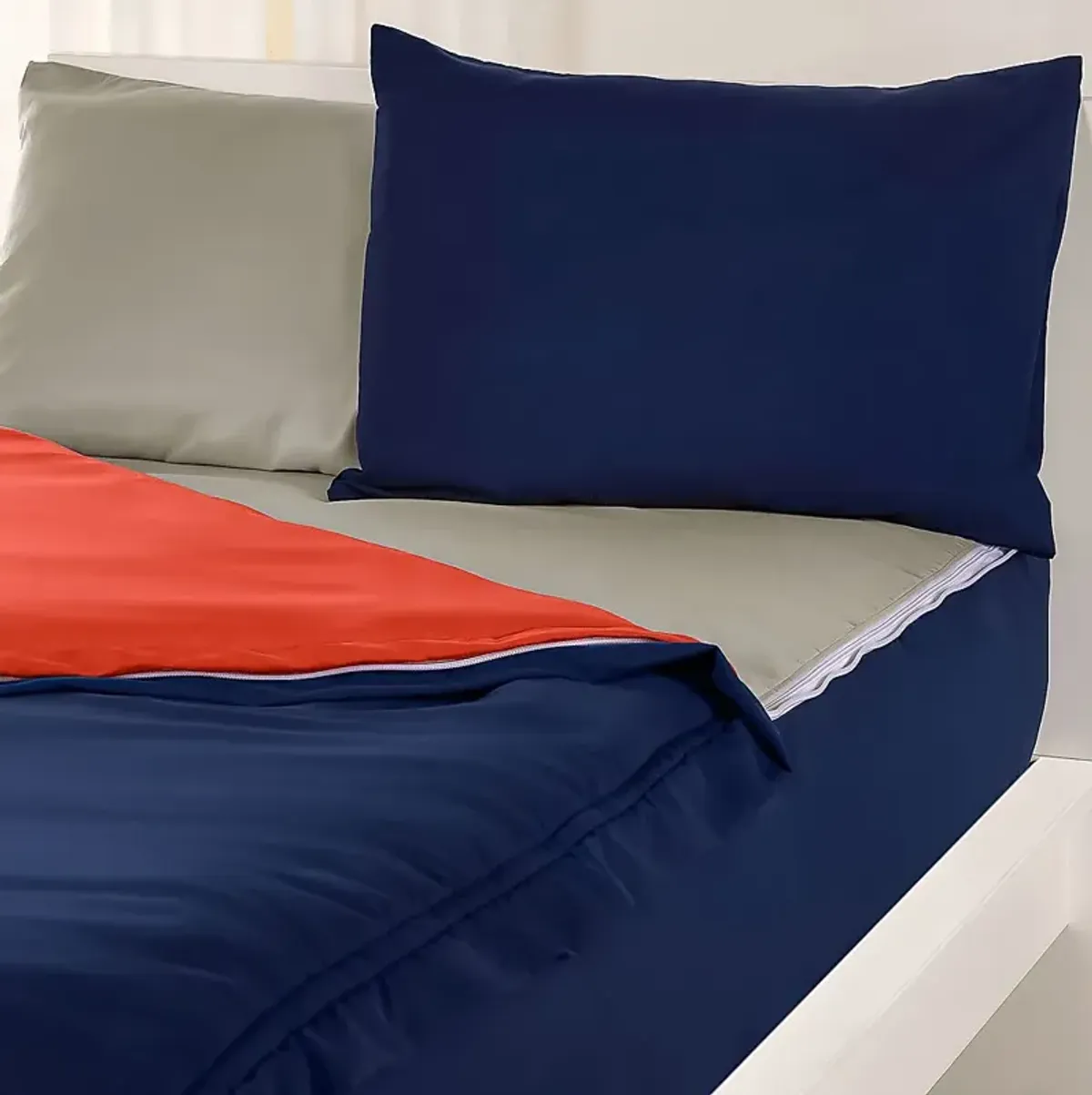 Kids Jonilde Navy 4 Pc Full Bedding Set