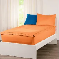 Kids Jonilde Orange 3 Pc Twin Bedding Set