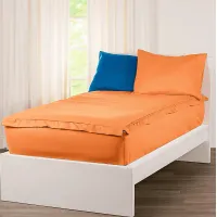Kids Jonilde Orange 4 Pc Full Bedding Set