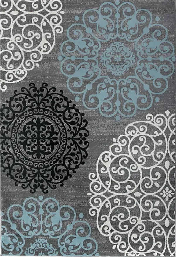 Anorlan Gray 7'10 x 10'2 Rug