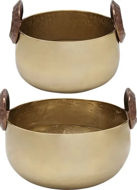 Thackeray Gold Bowl, Set of 2