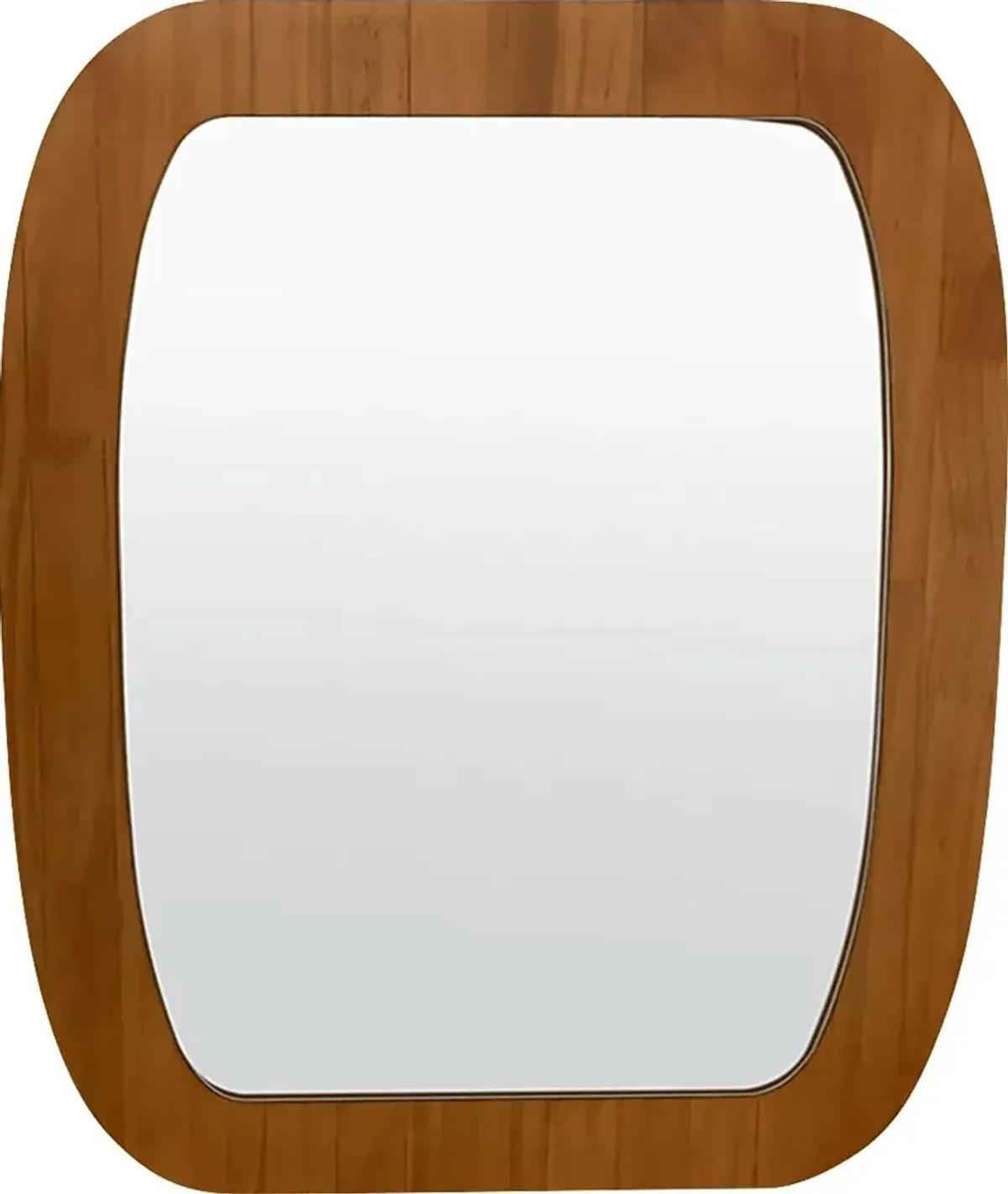 Anglesey Brown Irregular Mirror