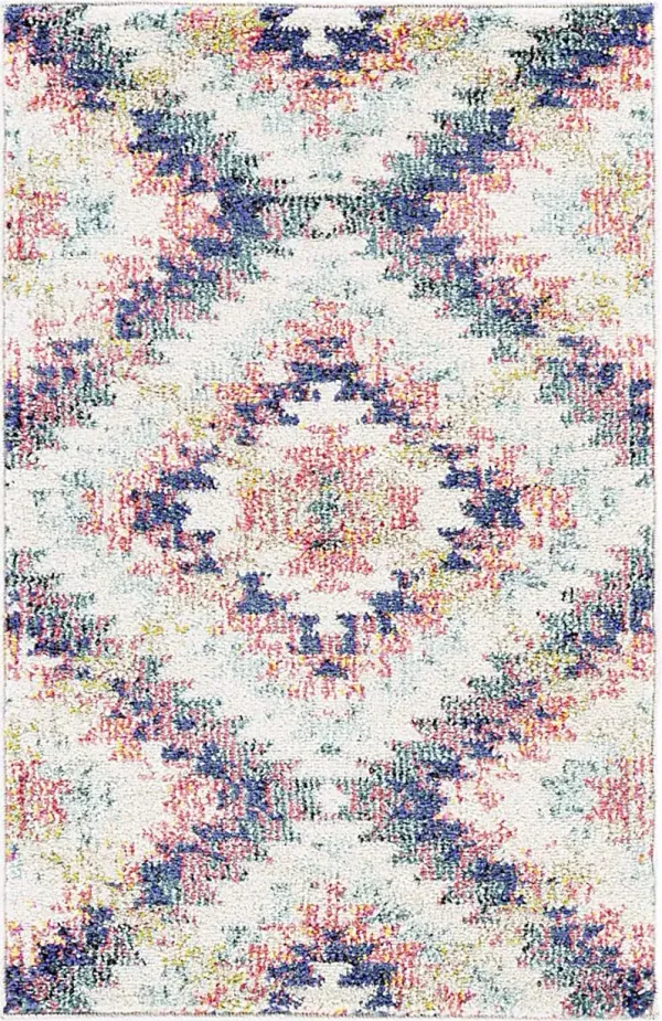 Anoura II Blue 3'11 x 5'7 Rug