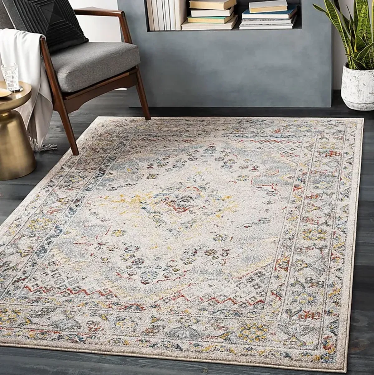 Anilya II Cream 5'2 x 7' Rug