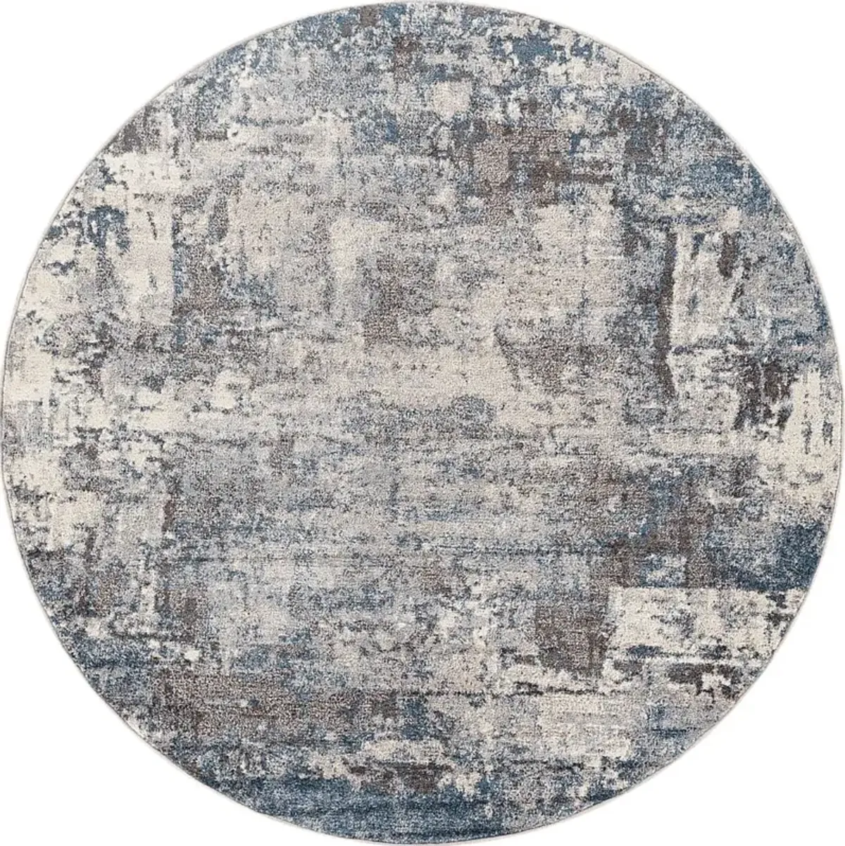 Anilya IV Dark Blue 6'7 Round Rug