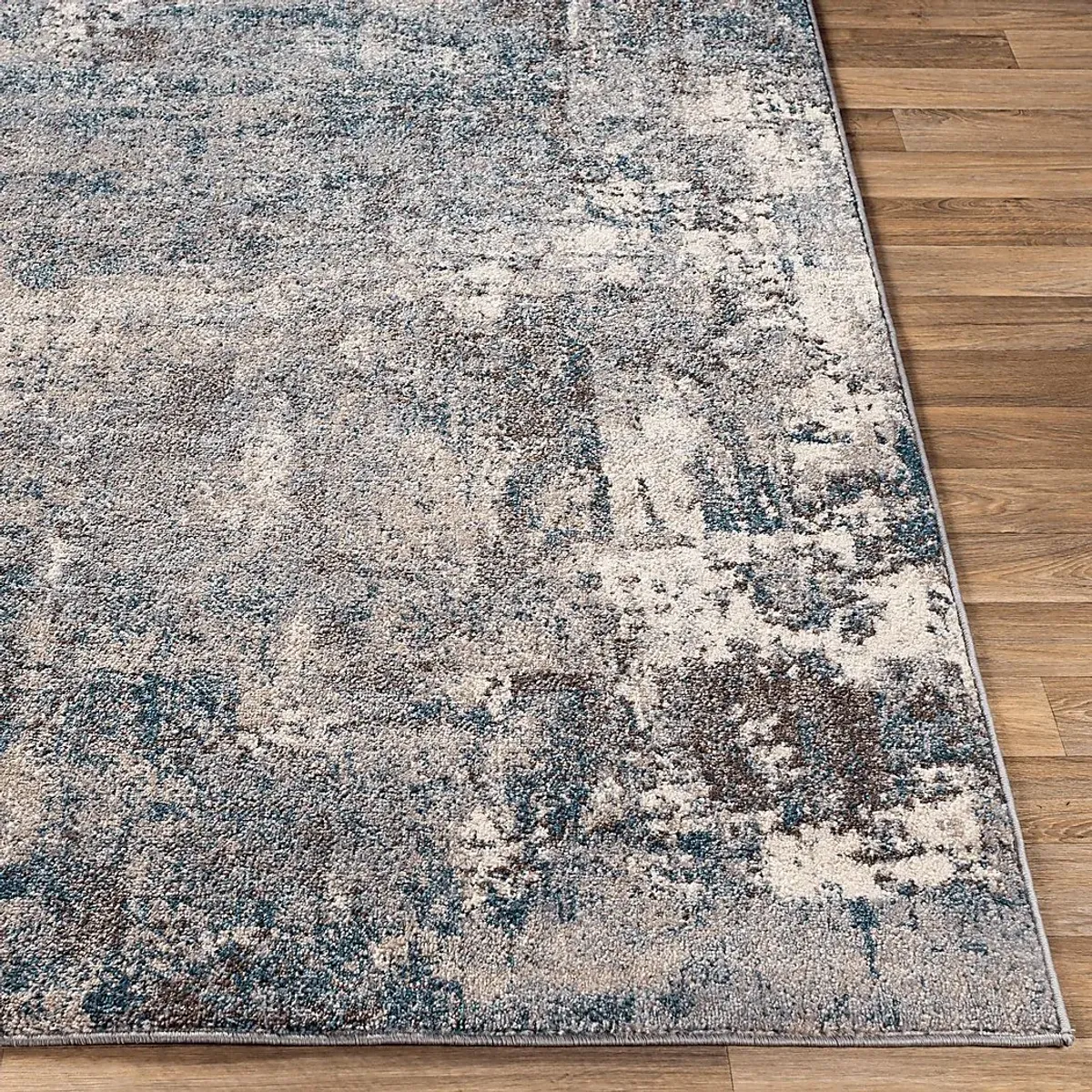 Anilya IV Dark Blue 6'7 Square Rug