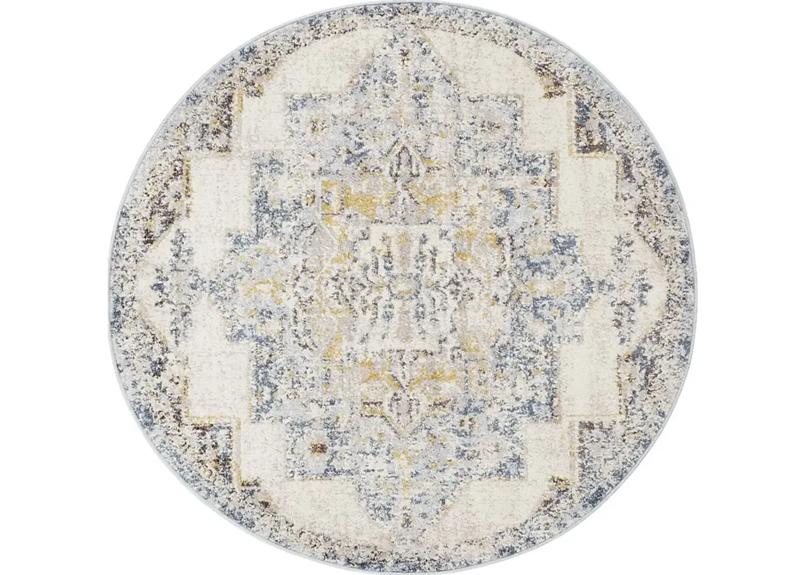 Aloria I Beige 5'3 Round Rug