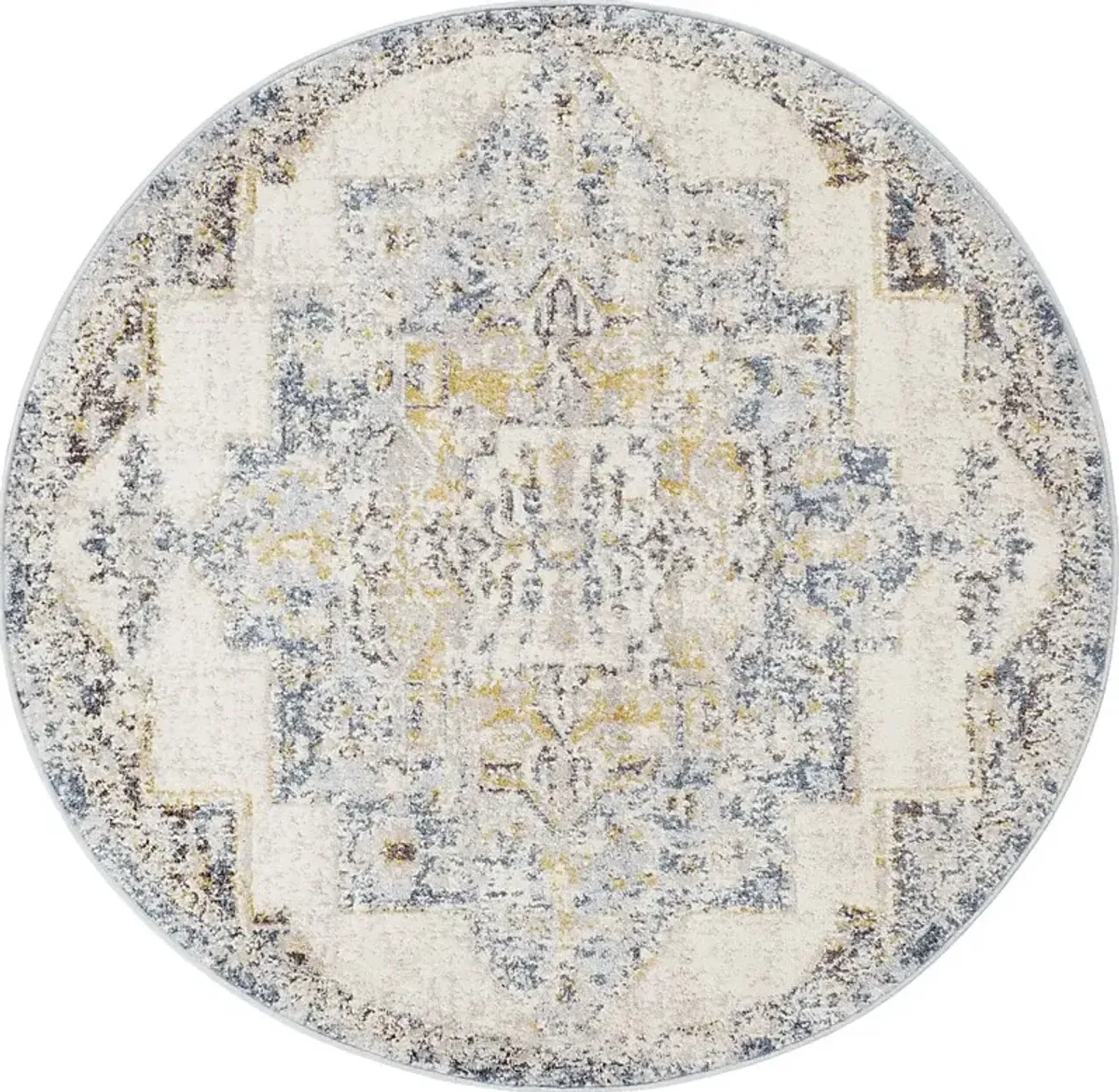 Aloria I Beige 5'3 Round Rug