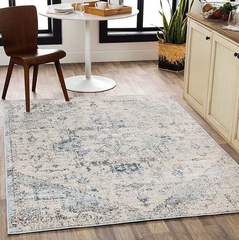 Aloria II Cream 5'2 x 7' Rug