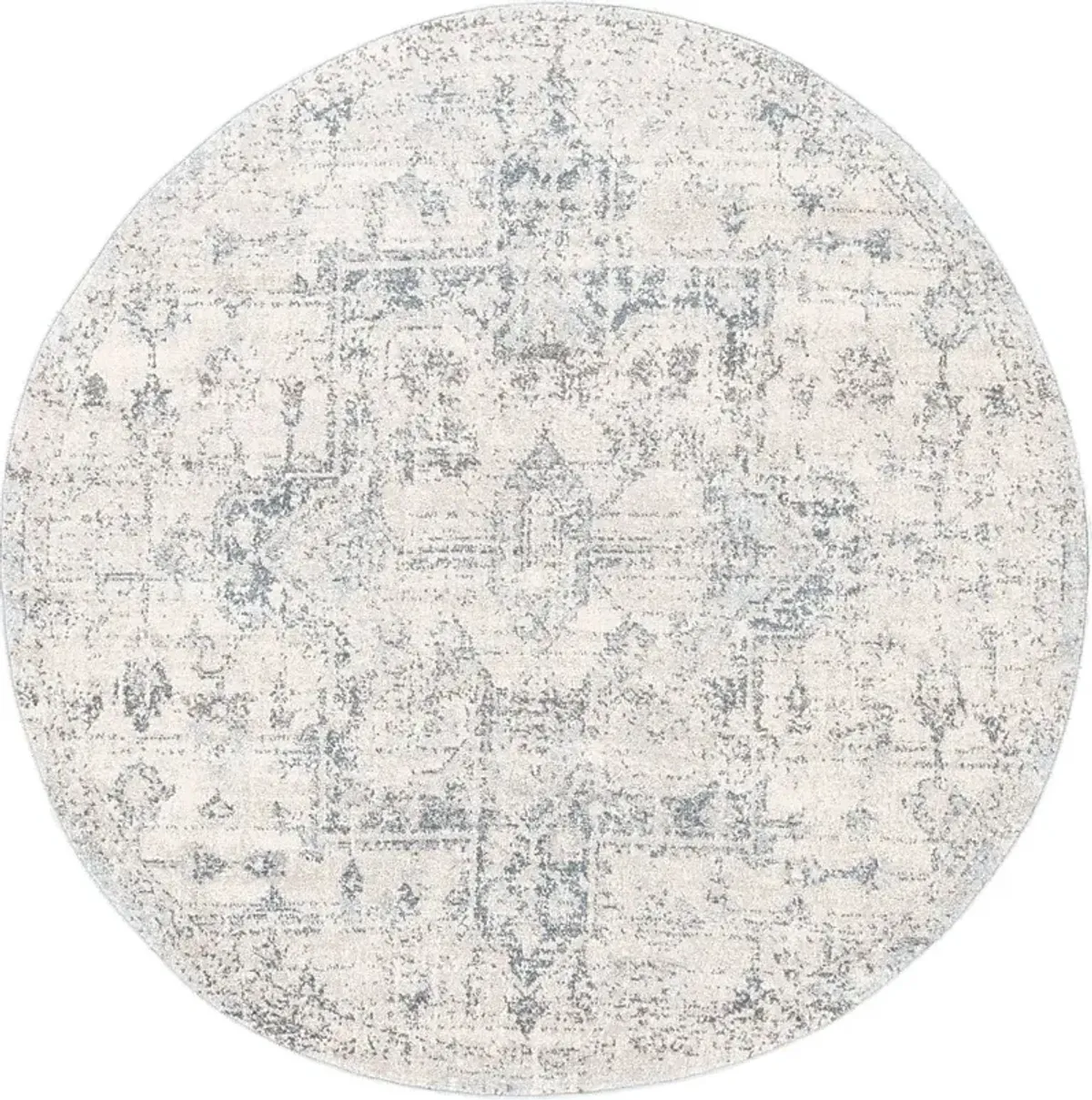 Aloria II Cream 5'3 Round Rug