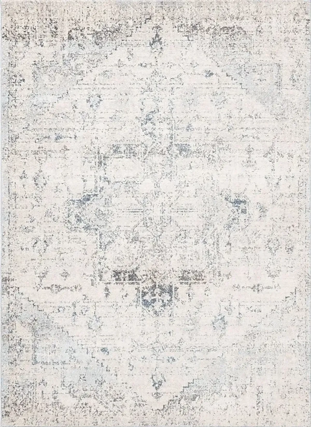 Aloria II Cream 6'7 x 9' Rug